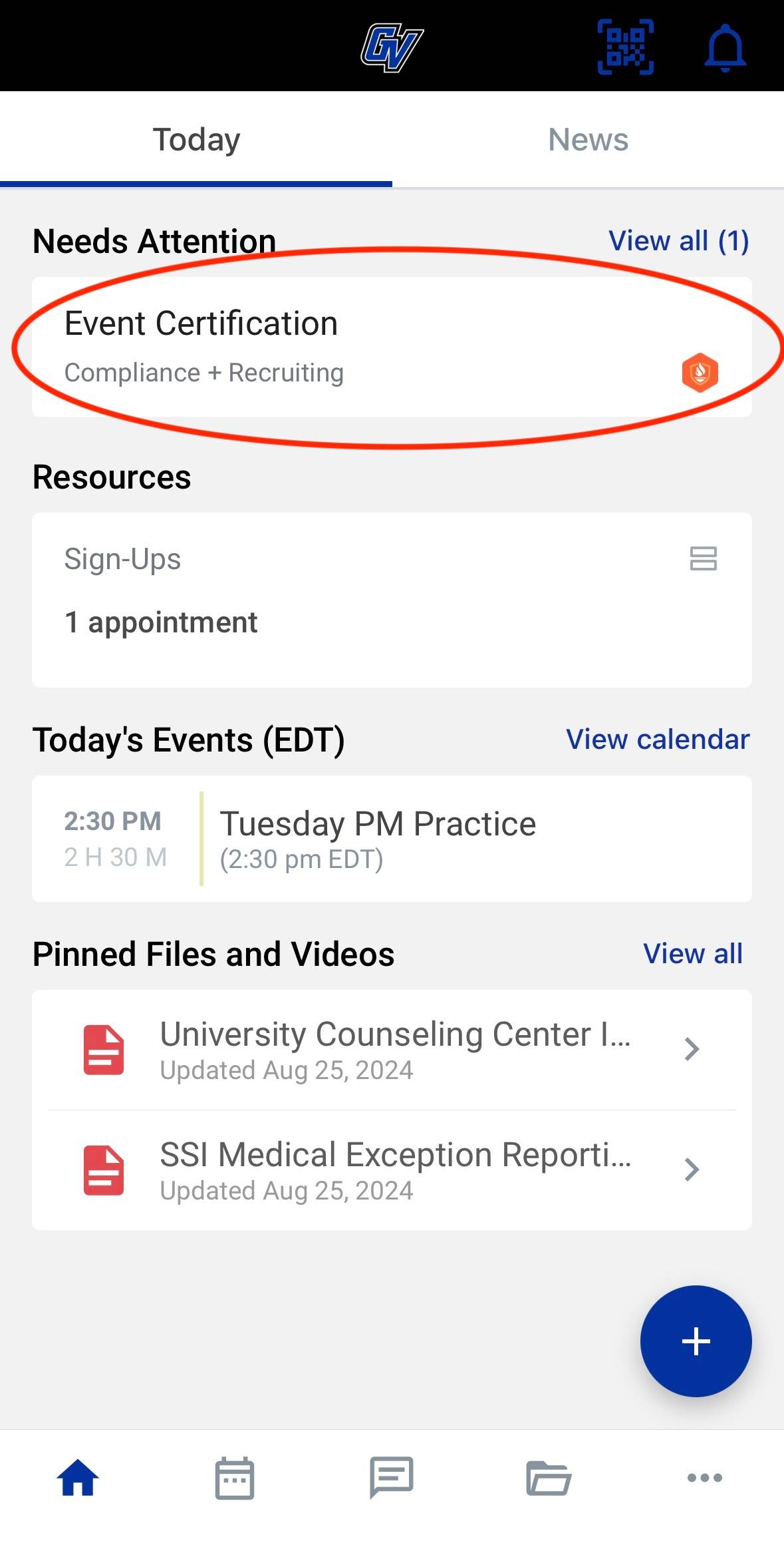 Event Certification 1